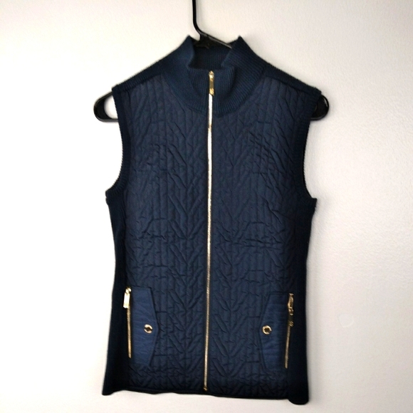 Tommy Hilfiger Vest Navy Full Zip XS